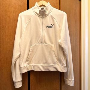 Puma Women's Half Zip Cropped Pullover